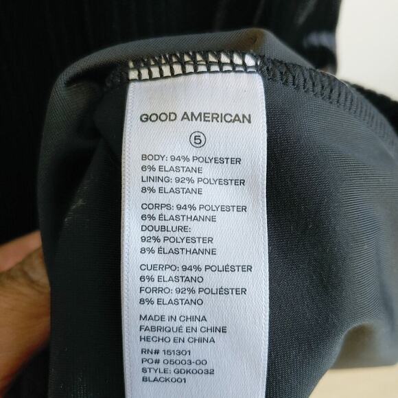 Good American Night Out Velvet V-Neck Midi Dress Plus Sz 5/2X - Picture 8 of 9